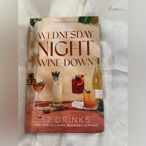 Anthropologie Wednesday Night Wine-Down Book NWT - Picture 5 of 7